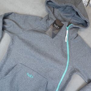NWT The Tuxy Suit Gray One Piece Sweatsuit Hoodie Sweat Lounge Pants Size Medium